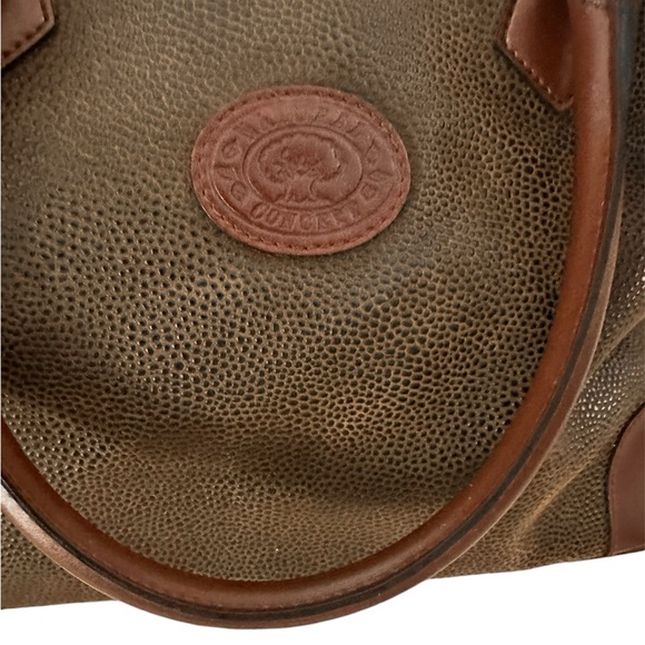 Natural Concept Made for the John Lewis Partnership London Leather Top Carry Bag - Picture 3 of 13